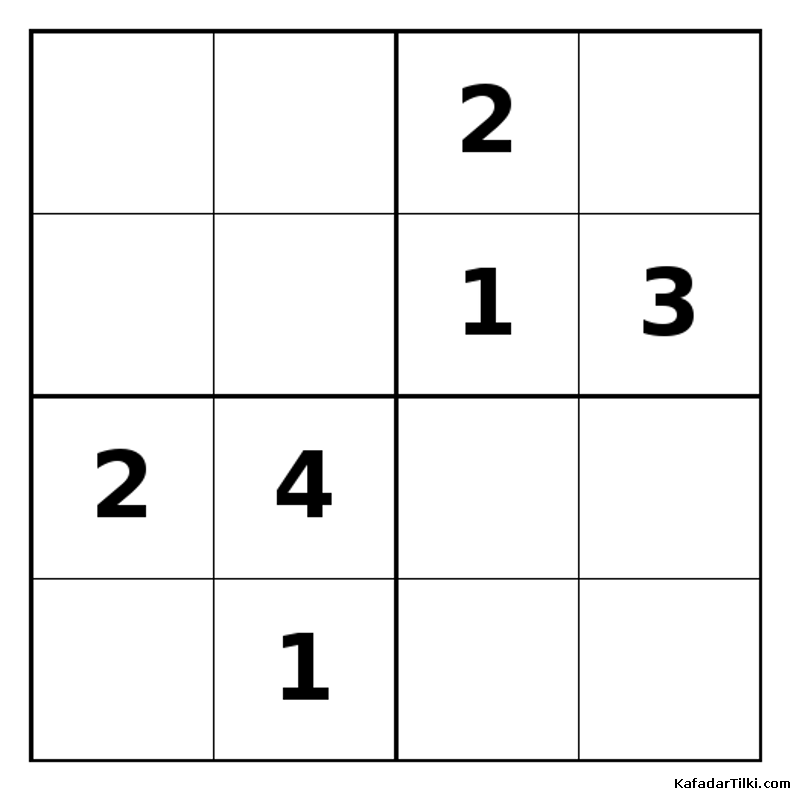 Zor Mini Sudoku (4x4), Kitap 16 - 3