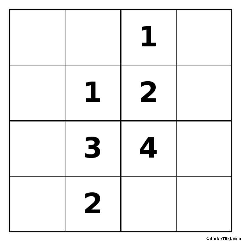 Zor Mini Sudoku (4x4), Kitap 16 - 8