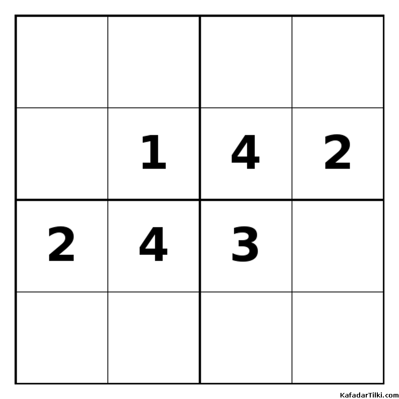 Zor Mini Sudoku (4x4), Kitap 17 - 3