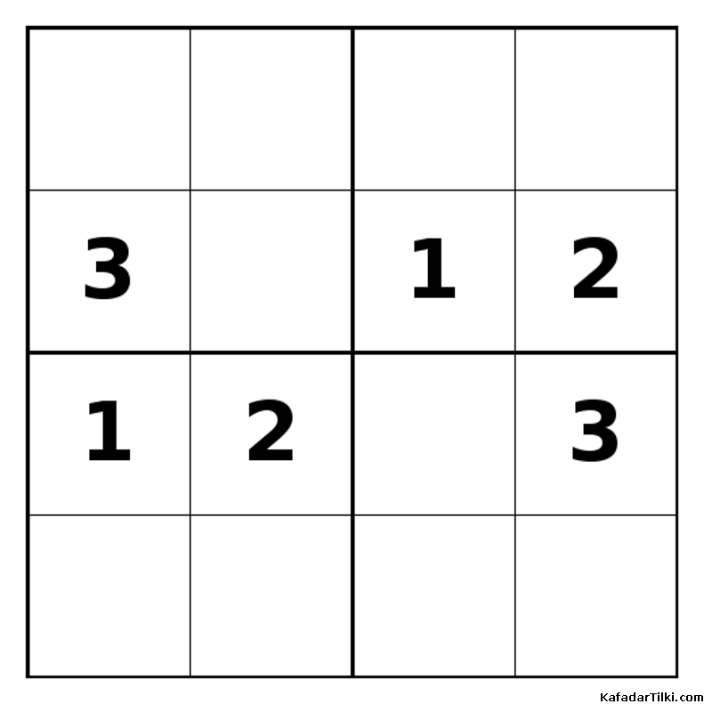 Zor Mini Sudoku (4x4), Kitap 17 - 4