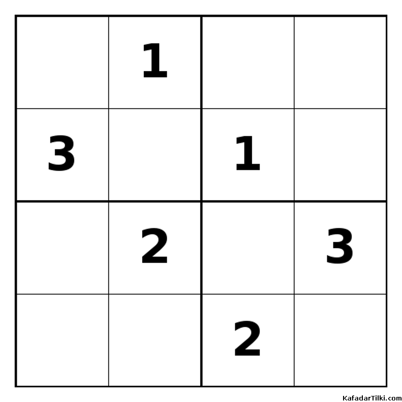 Zor Mini Sudoku (4x4), Kitap 17 - 7