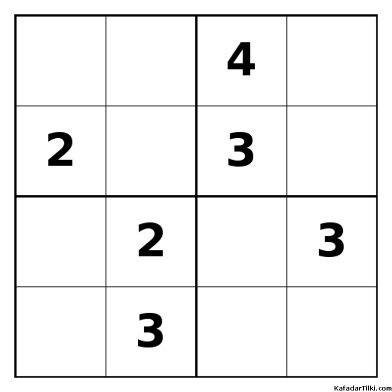 Zor Mini Sudoku (4x4), Kitap 19 - 7