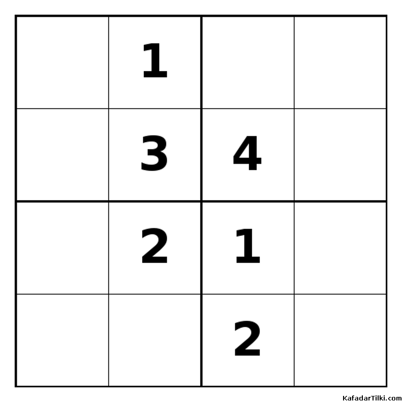 Zor Mini Sudoku (4x4), Kitap 19 - 8