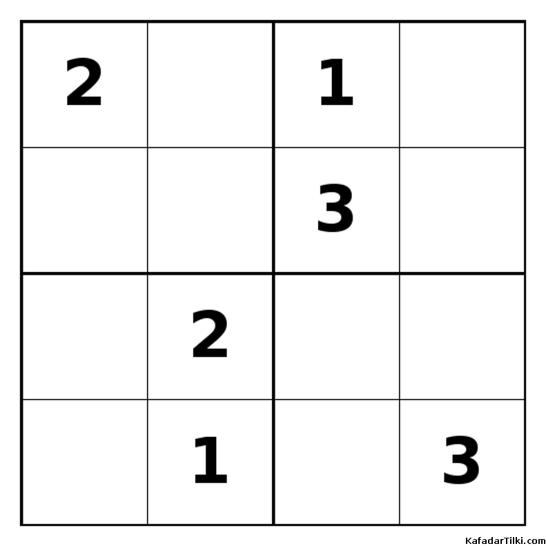 Zor Mini Sudoku (4x4), Kitap 2 - 4