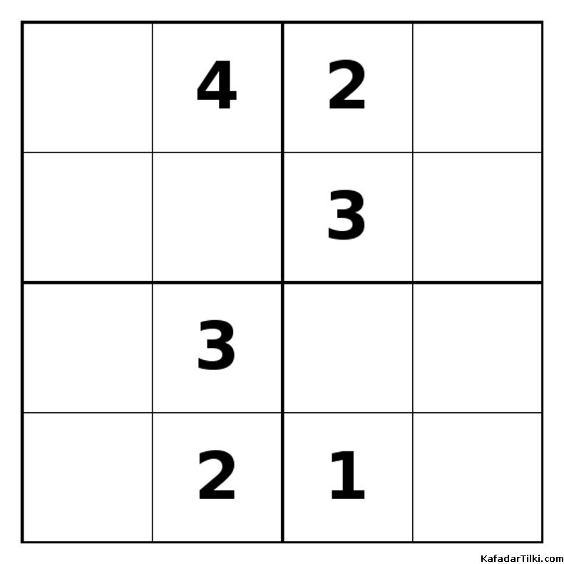 Zor Mini Sudoku (4x4), Kitap 20 - 6