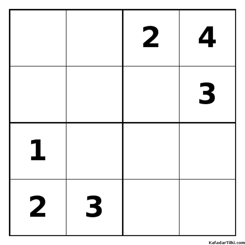 Zor Mini Sudoku (4x4), Kitap 20 - 8