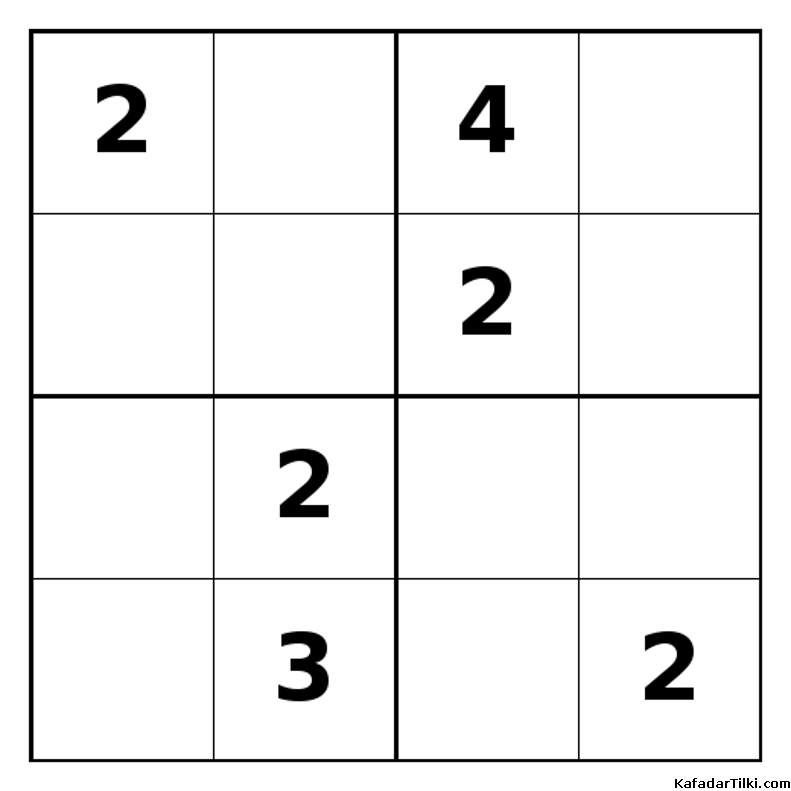 Zor Mini Sudoku (4x4), Kitap 22 - 3