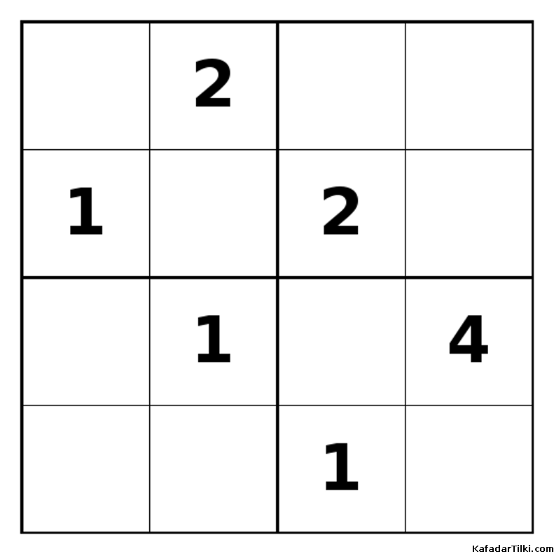 Zor Mini Sudoku (4x4), Kitap 24 - 3