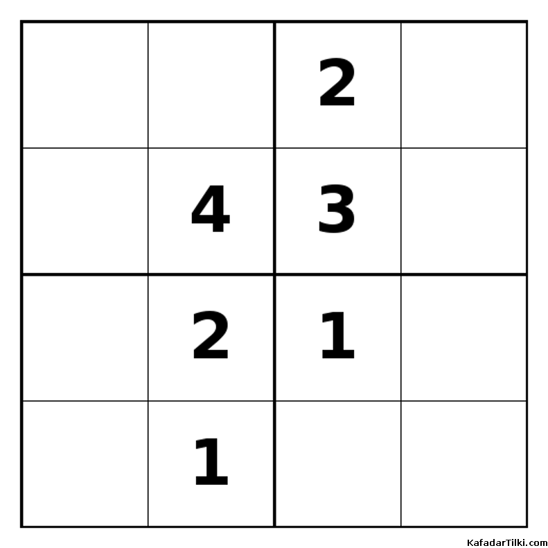 Zor Mini Sudoku (4x4), Kitap 24 - 4