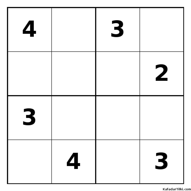 Zor Mini Sudoku (4x4), Kitap 24 - 10
