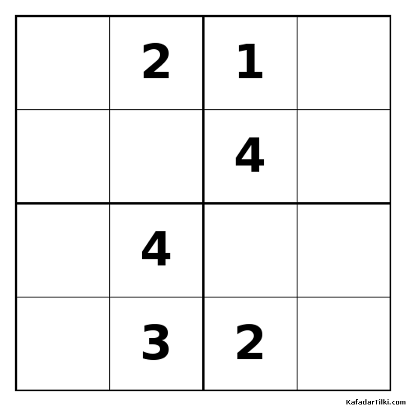 Zor Mini Sudoku (4x4), Kitap 25 - 5
