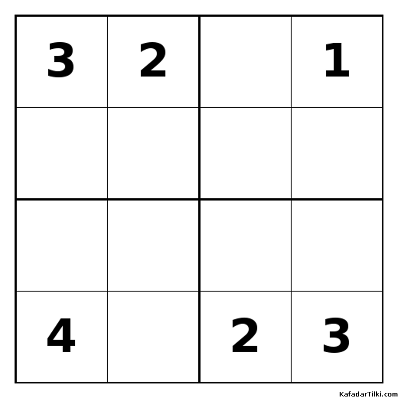 Zor Mini Sudoku (4x4), Kitap 25 - 6