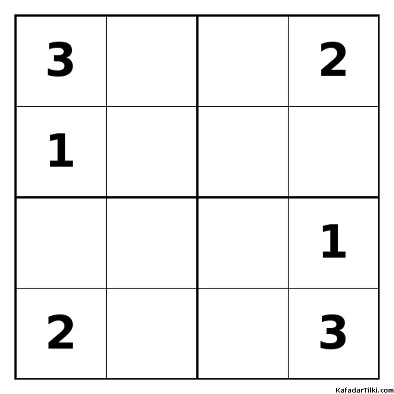 Zor Mini Sudoku (4x4), Kitap 27 - 6
