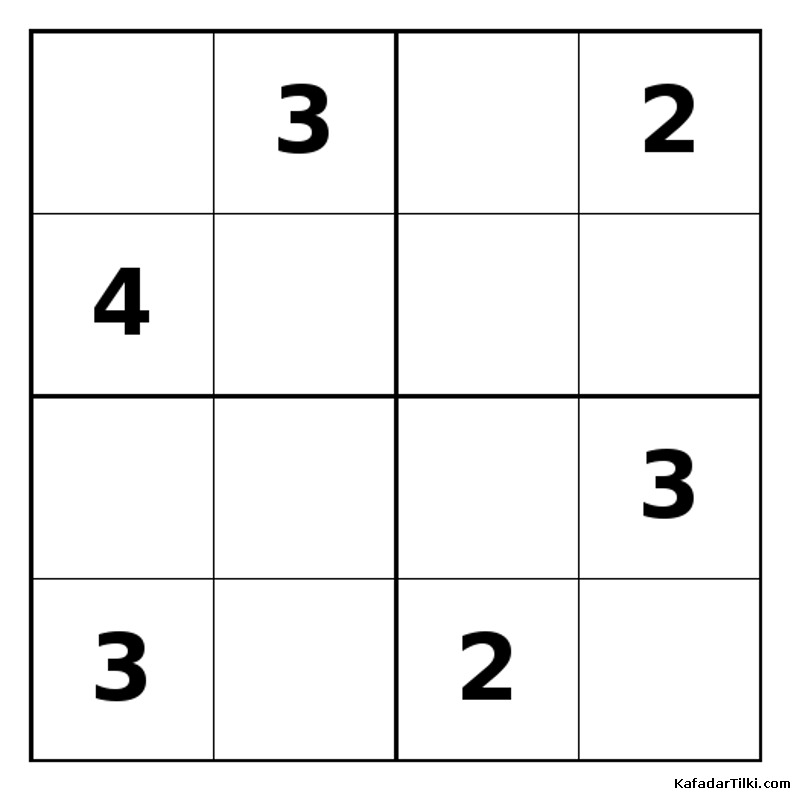 Zor Mini Sudoku (4x4), Kitap 27 - 9