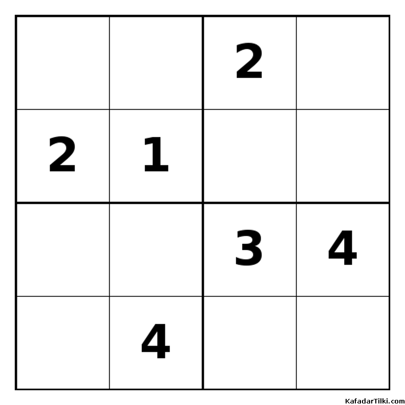 Zor Mini Sudoku (4x4), Kitap 28 - 2