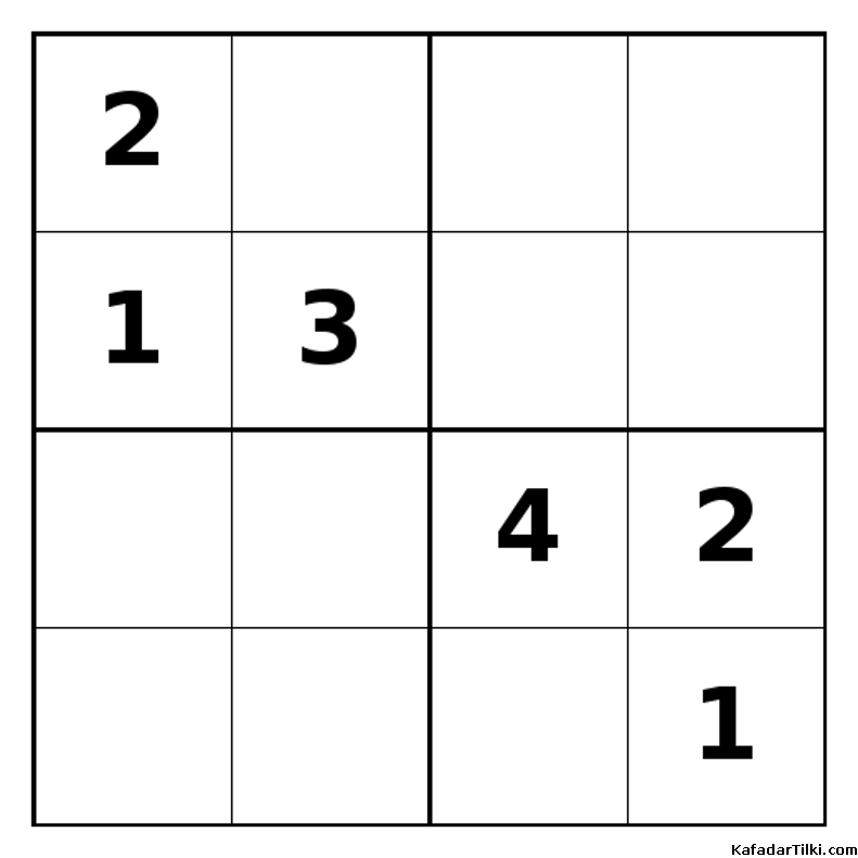 Zor Mini Sudoku (4x4), Kitap 28 - 4