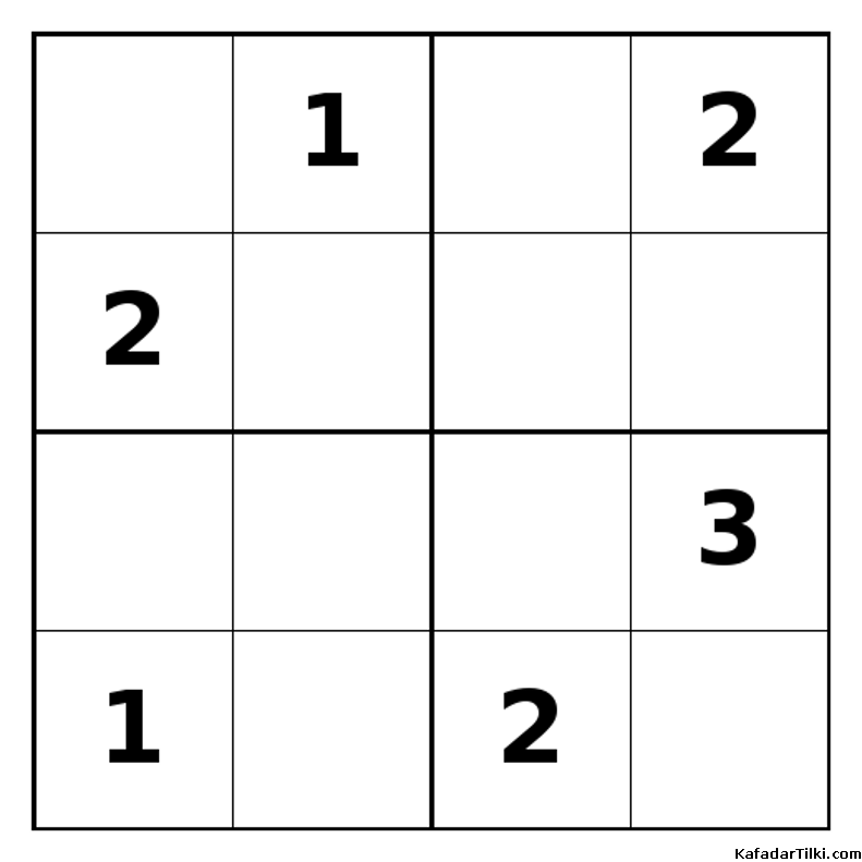 Zor Mini Sudoku (4x4), Kitap 28 - 5