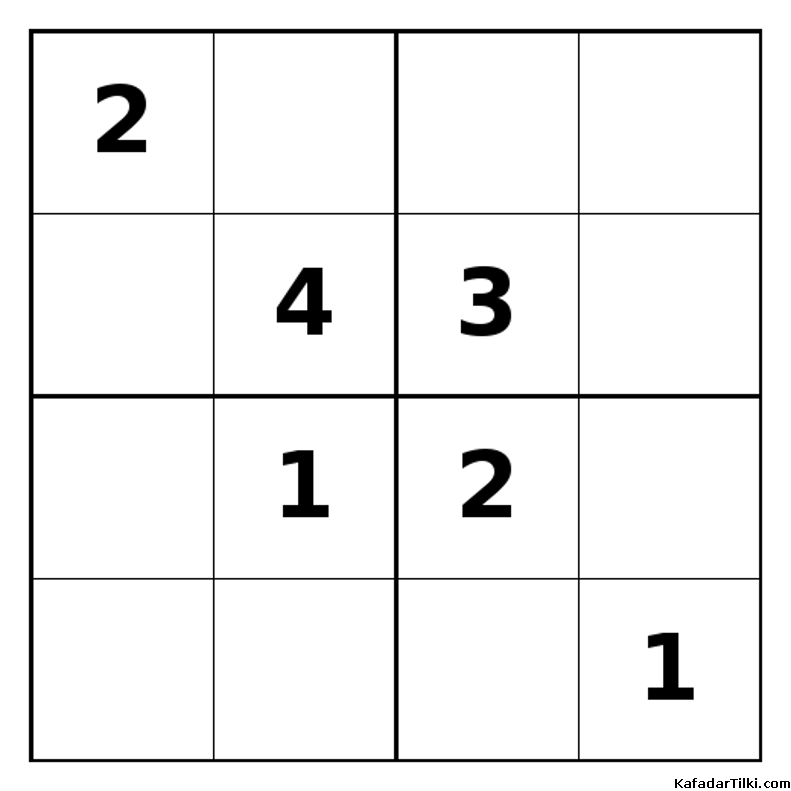 Zor Mini Sudoku (4x4), Kitap 28 - 10