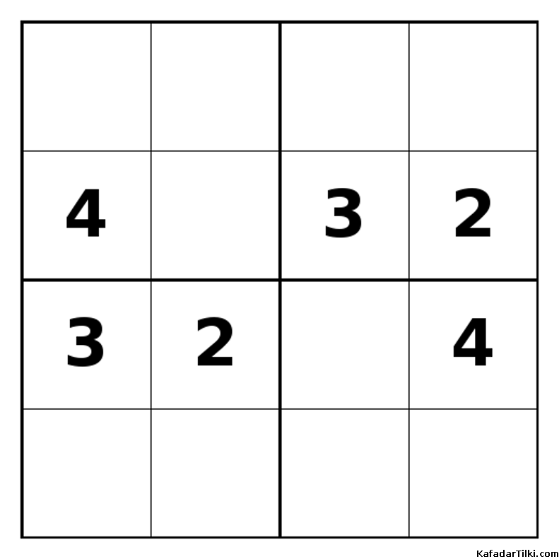 Zor Mini Sudoku (4x4), Kitap 29 - 7