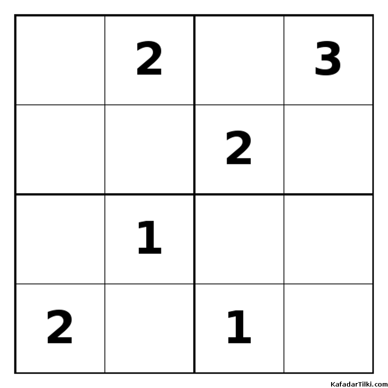Zor Mini Sudoku (4x4), Kitap 3 - 4