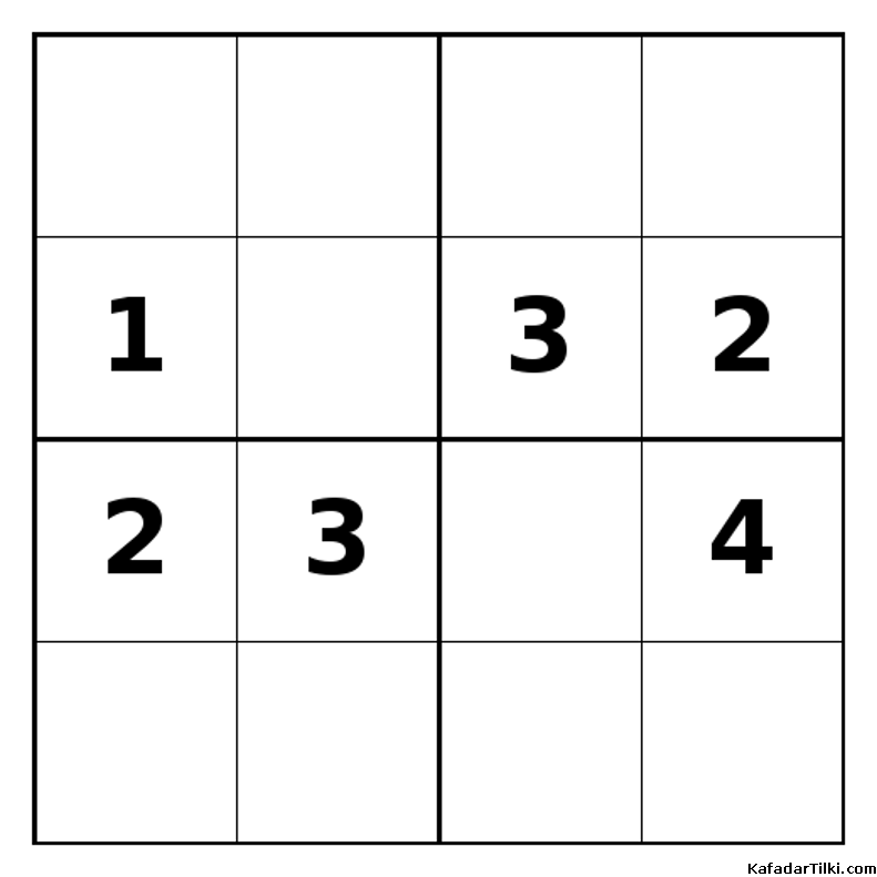 Zor Mini Sudoku (4x4), Kitap 3 - 7