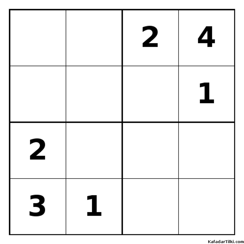 Zor Mini Sudoku (4x4), Kitap 3 - 9