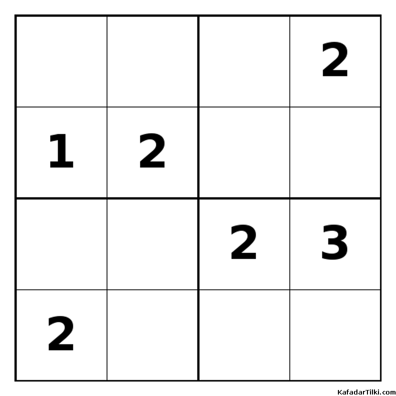 Zor Mini Sudoku (4x4), Kitap 30 - 7