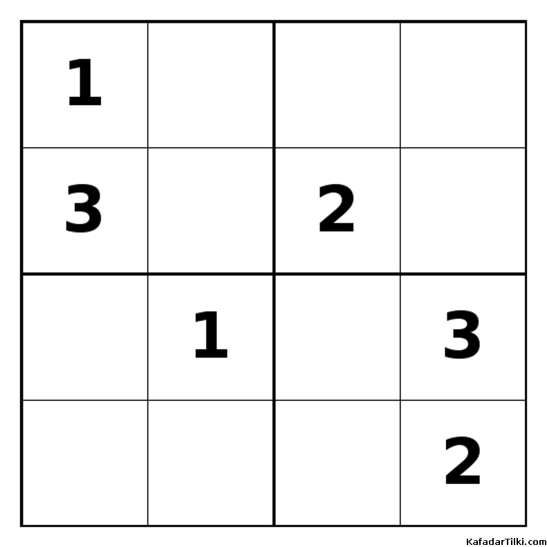 Zor Mini Sudoku (4x4), Kitap 31 - 5