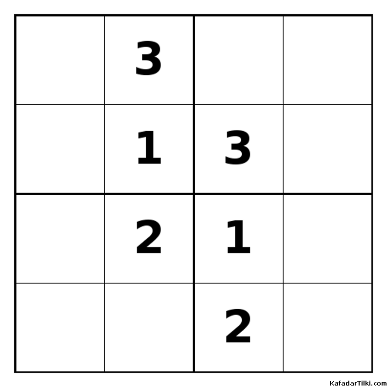 Zor Mini Sudoku (4x4), Kitap 32 - 1