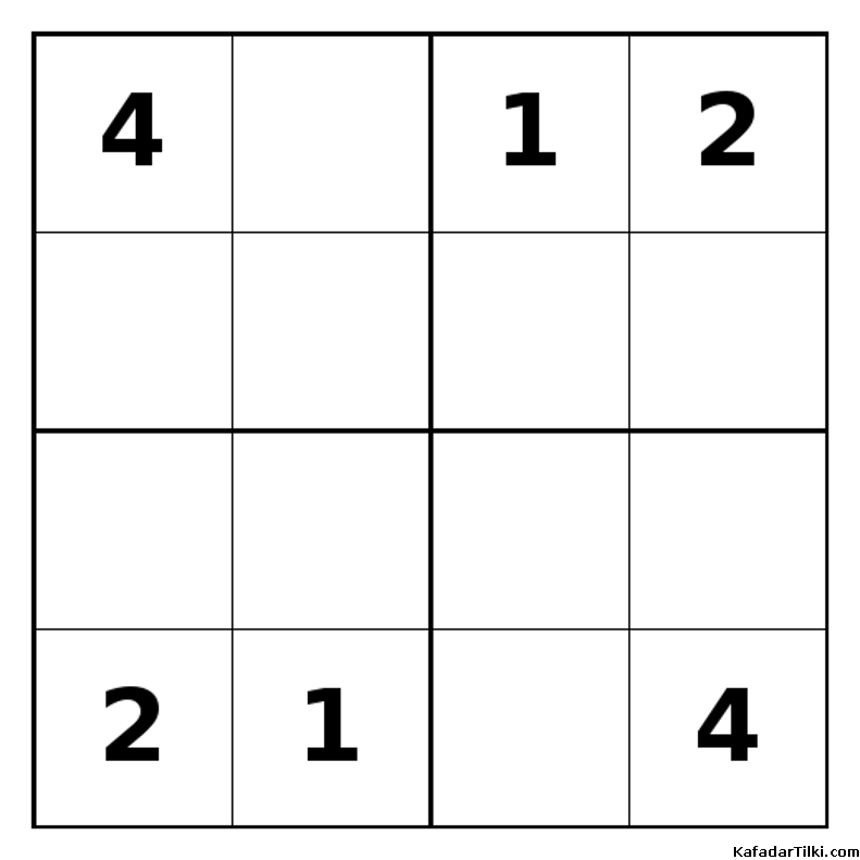 Zor Mini Sudoku (4x4), Kitap 33 - 5
