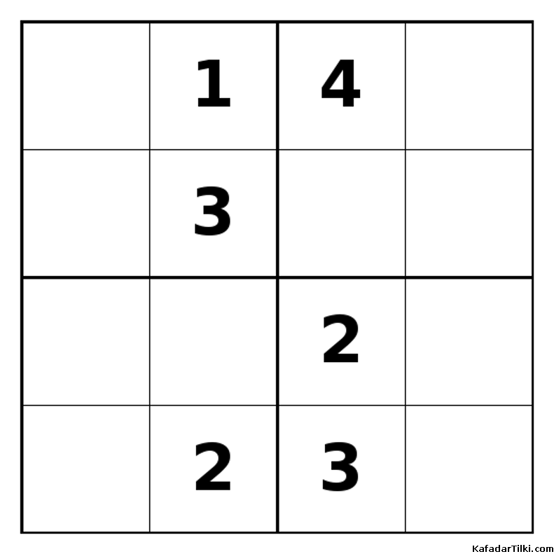 Zor Mini Sudoku (4x4), Kitap 33 - 9