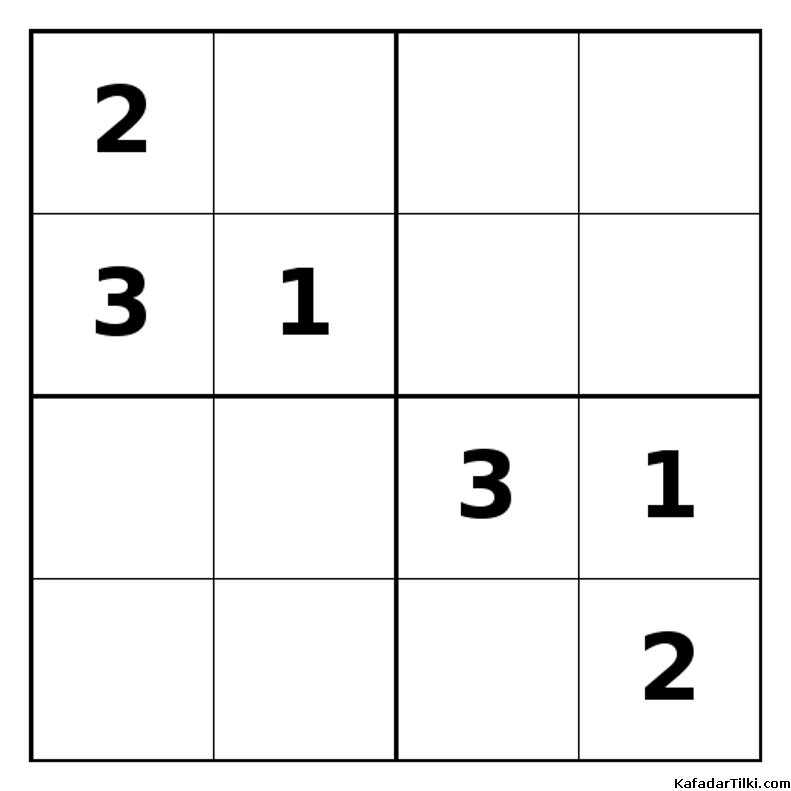 Zor Mini Sudoku (4x4), Kitap 35 - 1