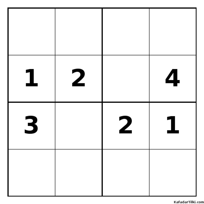 Zor Mini Sudoku (4x4), Kitap 35 - 5