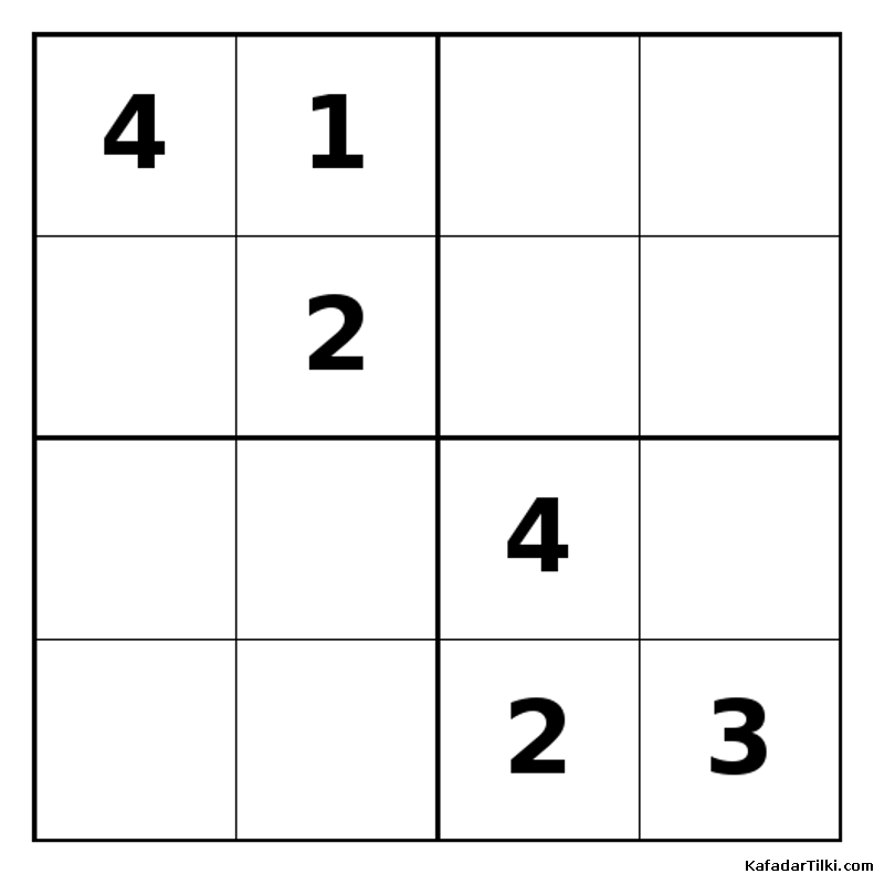 Zor Mini Sudoku (4x4), Kitap 35 - 7