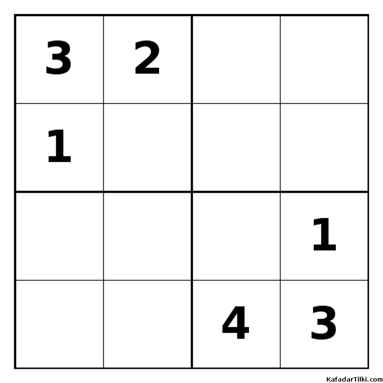 Zor Mini Sudoku (4x4), Kitap 35 - 9