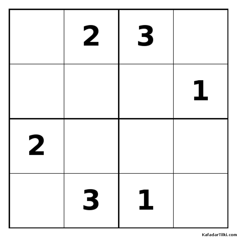 Zor Mini Sudoku (4x4), Kitap 36 - 4