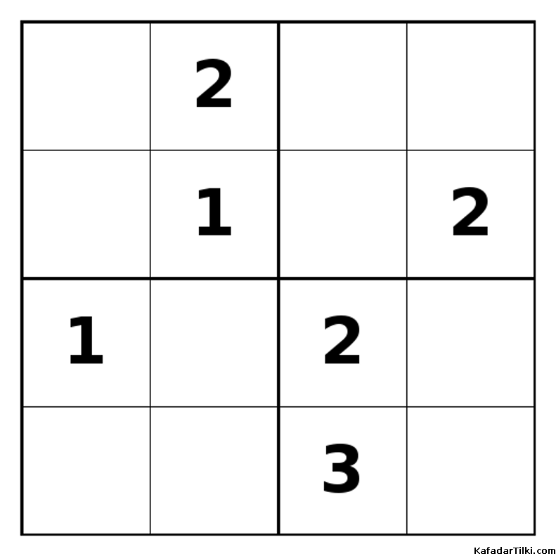 Zor Mini Sudoku (4x4), Kitap 36 - 7