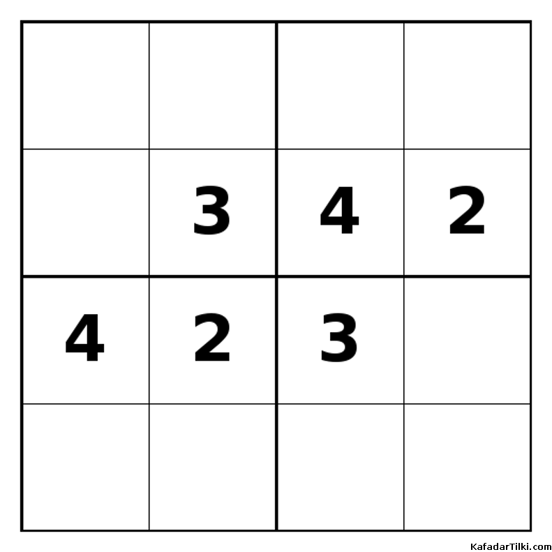 Zor Mini Sudoku (4x4), Kitap 37 - 2