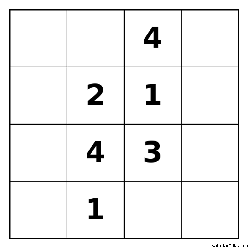 Zor Mini Sudoku (4x4), Kitap 37 - 3