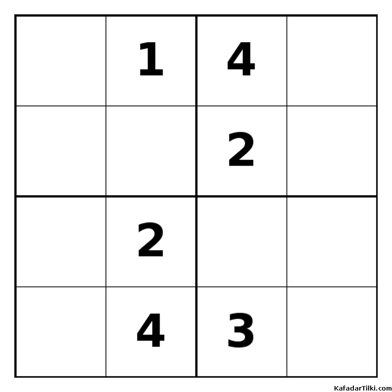 Zor Mini Sudoku (4x4), Kitap 39 - 9