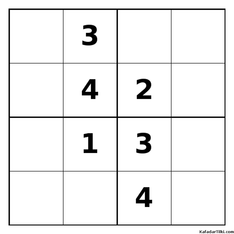 Zor Mini Sudoku (4x4), Kitap 39 - 10