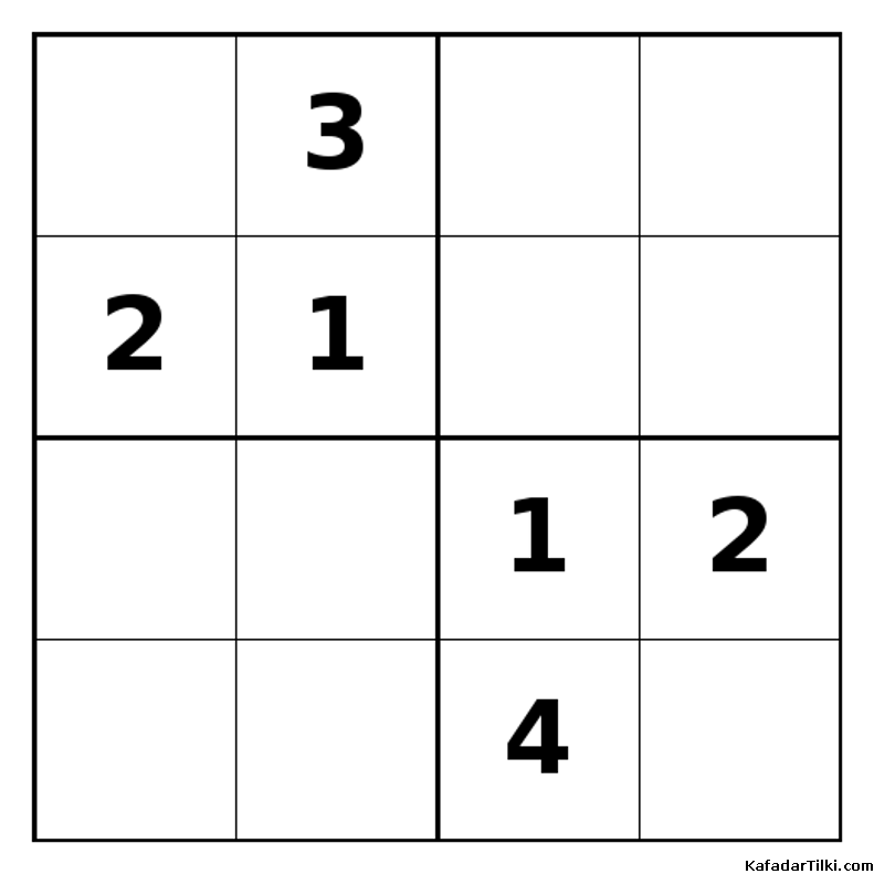 Zor Mini Sudoku (4x4), Kitap 4 - 5