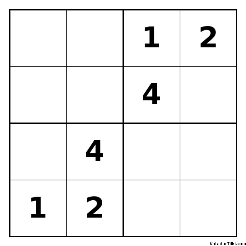 Zor Mini Sudoku (4x4), Kitap 4 - 10