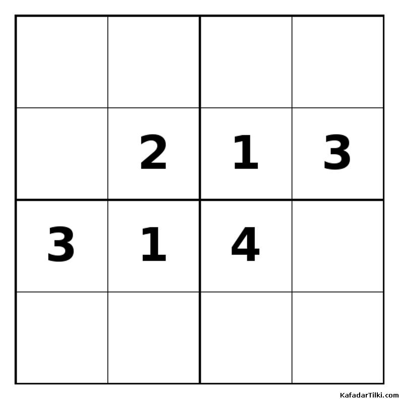 Zor Mini Sudoku (4x4), Kitap 40 - 2