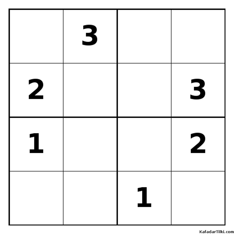 Zor Mini Sudoku (4x4), Kitap 41 - 3