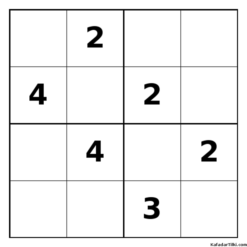 Zor Mini Sudoku (4x4), Kitap 41 - 4