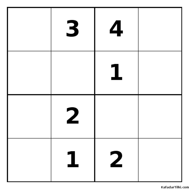 Zor Mini Sudoku (4x4), Kitap 41 - 5
