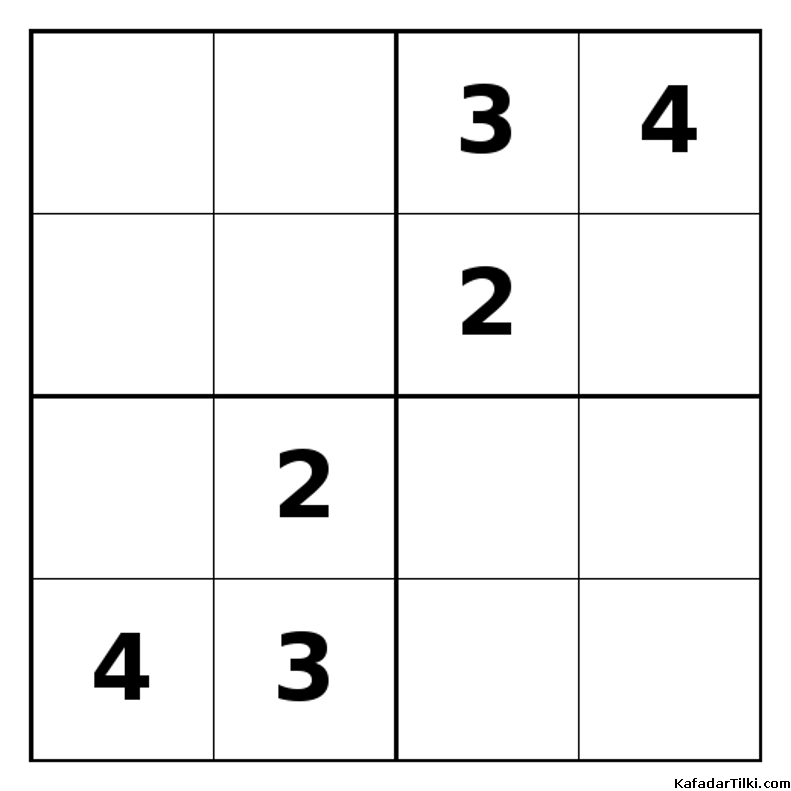 Zor Mini Sudoku (4x4), Kitap 42 - 8
