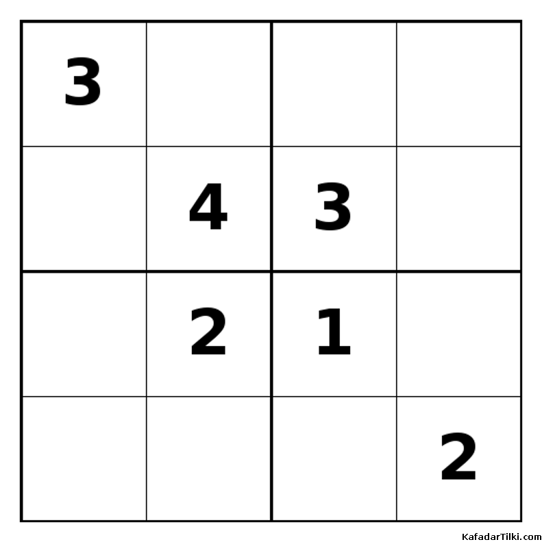 Zor Mini Sudoku (4x4), Kitap 5 - 1