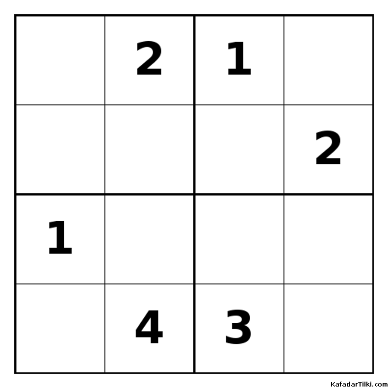 Zor Mini Sudoku (4x4), Kitap 5 - 3